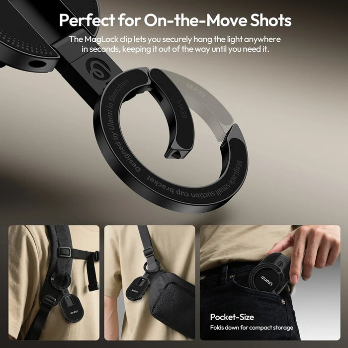 ULANZI MA39 Maglock Mini Suction Cup Mount