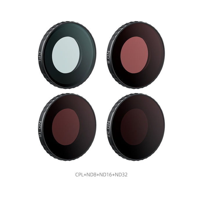 OEM (Generic) Clip-on Filters for Insta360 Go Ultra - CPL + ND8 + ND16 + ND32