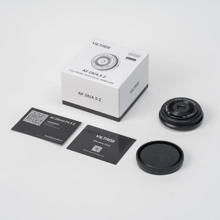 VILTROX AF 28mm f/4.5 Z Lens - Nikon Z Mount (Black)