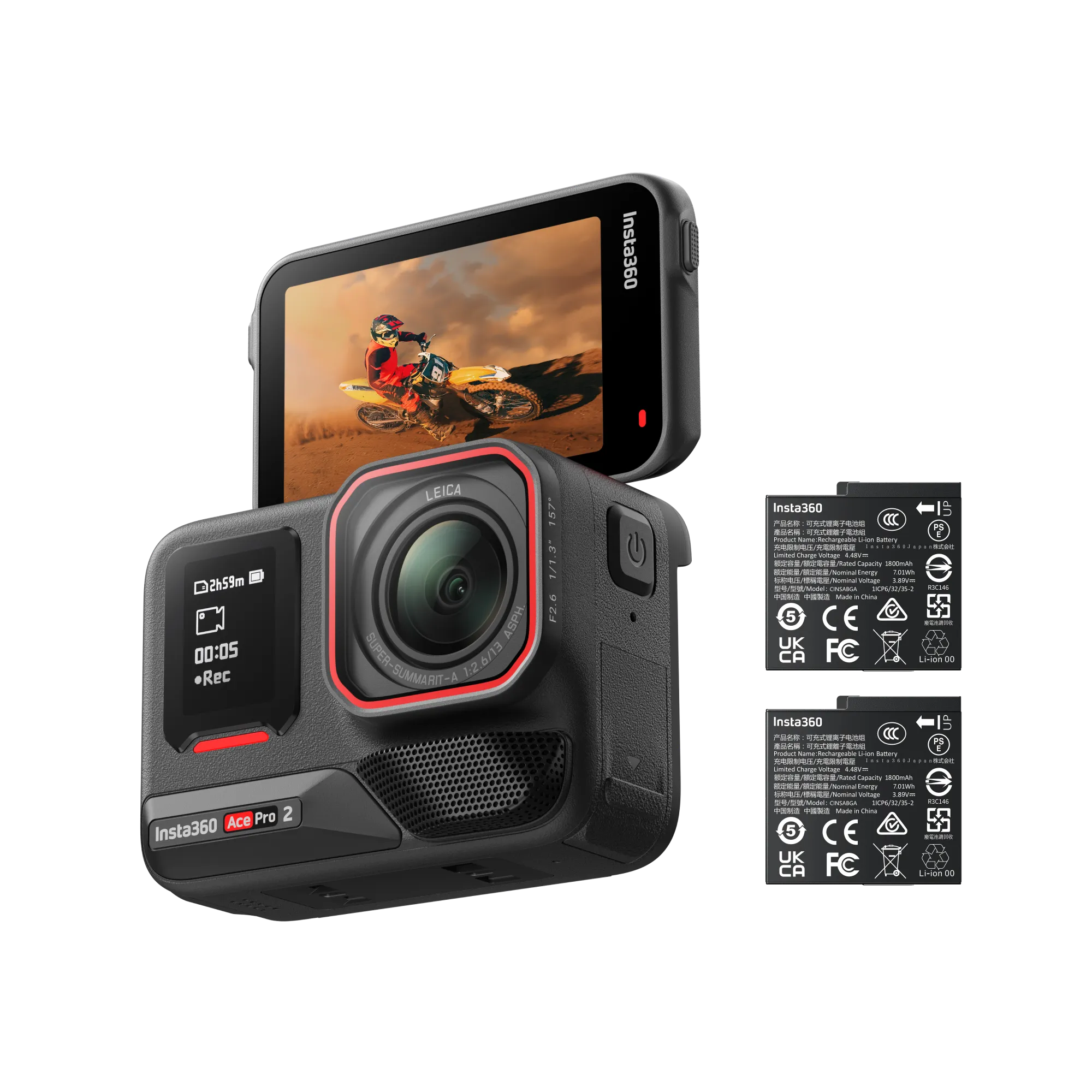 673 Camera INSTA360 Ace Pro 2 Action Camera - Dual Battery Bundle — 673SHOP.com