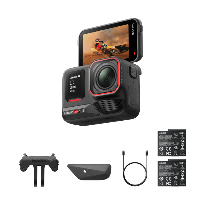 INSTA360 Ace Pro 2 Action Camera - Dual Battery Bundle