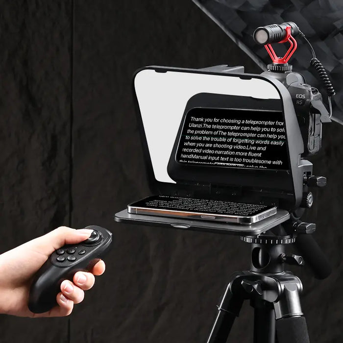 ULANZI RT02 Universal Teleprompter for Tablet & Phone w/ Remote Control (R004GBB1)