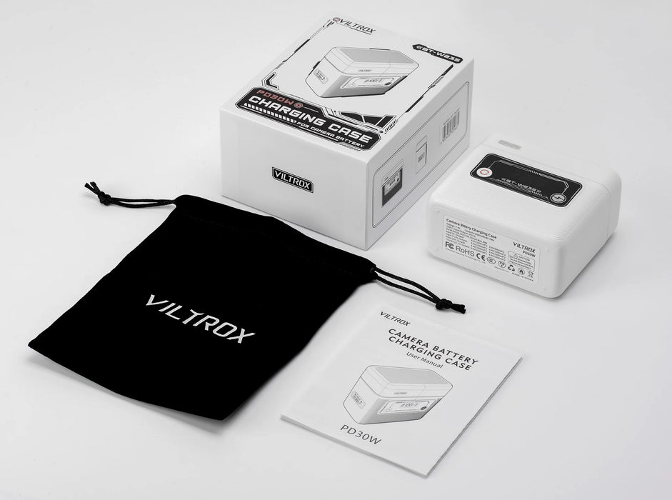 VILTROX Dual Battery Charging Case Power Bank for Sony NP-FZ100