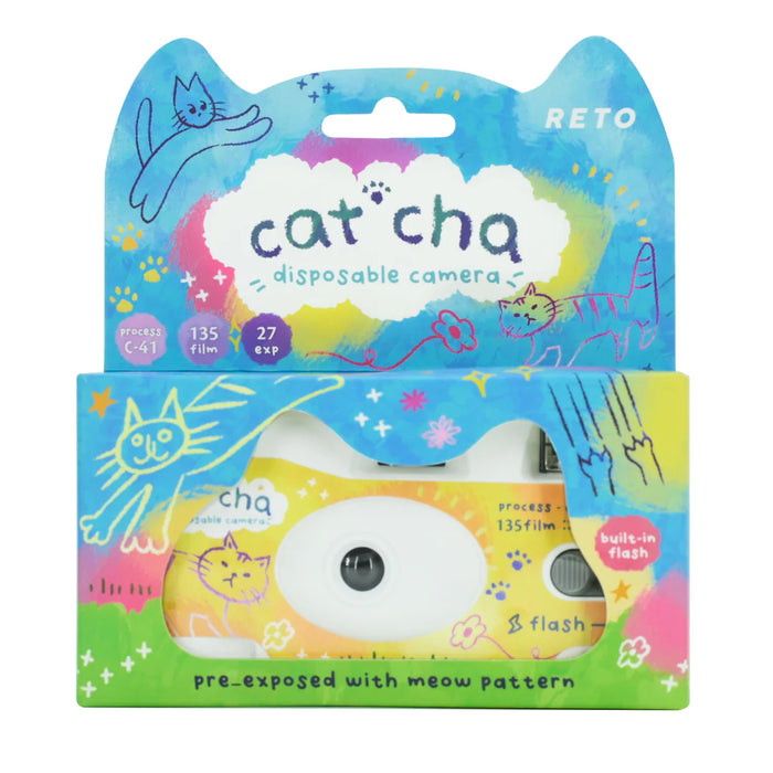 RETOCOLOR Cat'cha 400 35mm Disposable Film Camera - 27EXP