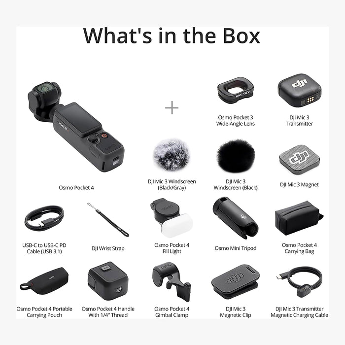 DJI Osmo Pocket 4 - Creator Combo