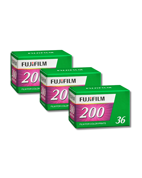 (BUNDLE) 3 x FUJIFILM Fujicolor 200 - 36 Exposures