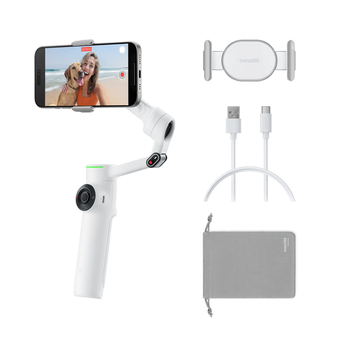 INSTA360 Flow 2 - Standard Bundle (Summit White)