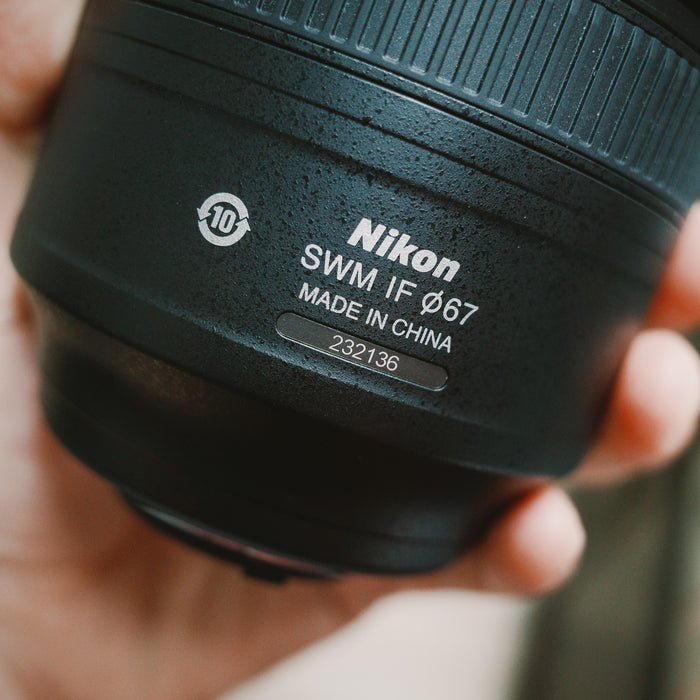 (USED) NIKON AF-S NIKKOR 85mm f/1.8G - Like New - 232136