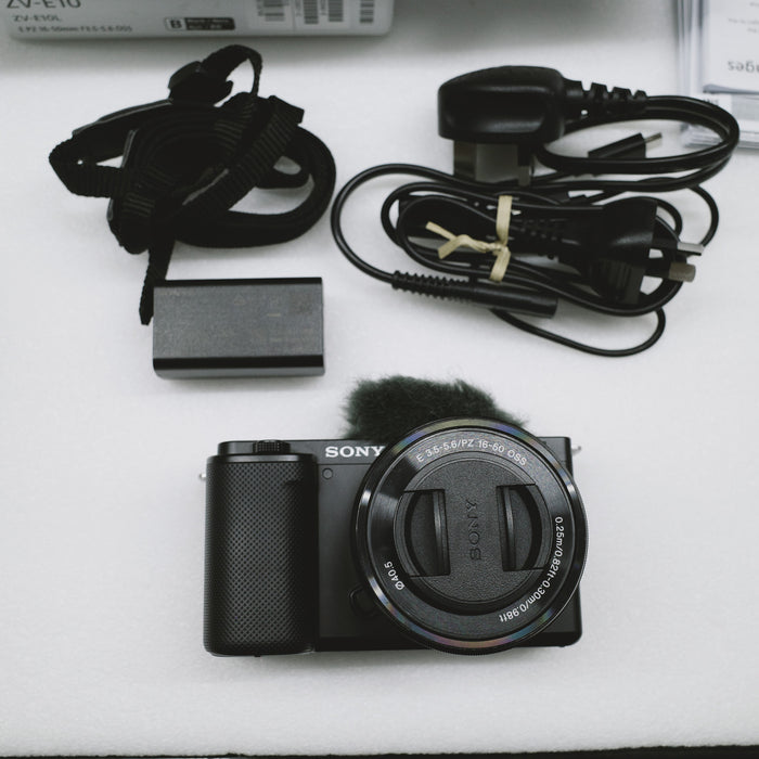 (USED) SONY ZV-E10 Mirrorless Camera & E PZ 16-50mm Kit Lens - Like New - 7333631 (camera) & 67343090 (lens)