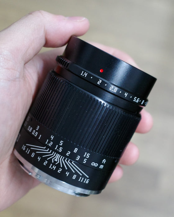 (USED/ NEW OPENED BOX) TTARTISAN 50mm f/1.4 ASPH for Sony E Mount - Black, Manual Focus - Like New - N/A