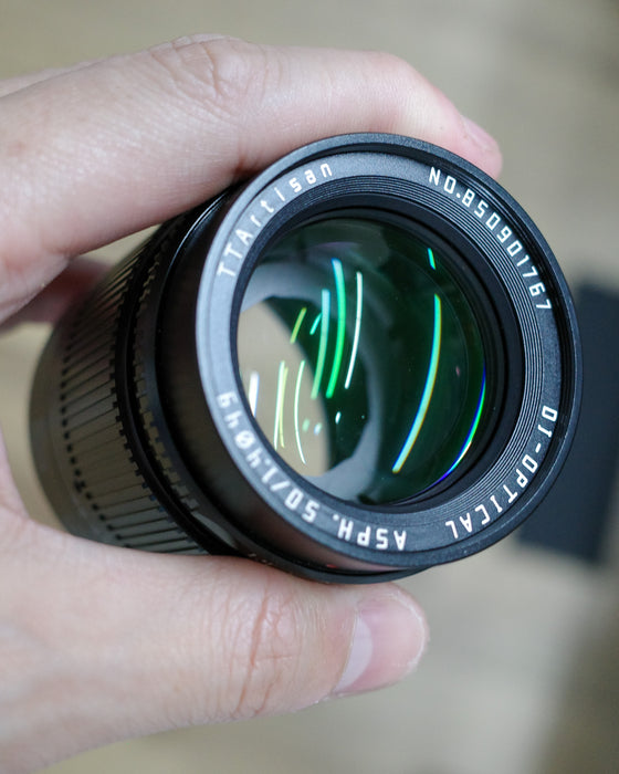 (USED/ NEW OPENED BOX) TTARTISAN 50mm f/1.4 ASPH for Sony E Mount - Black, Manual Focus - Like New - N/A