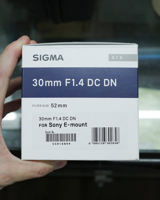 (USED) SIGMA 30mm F1.4 DC DN for Sony E Mount - Like New - 55916894