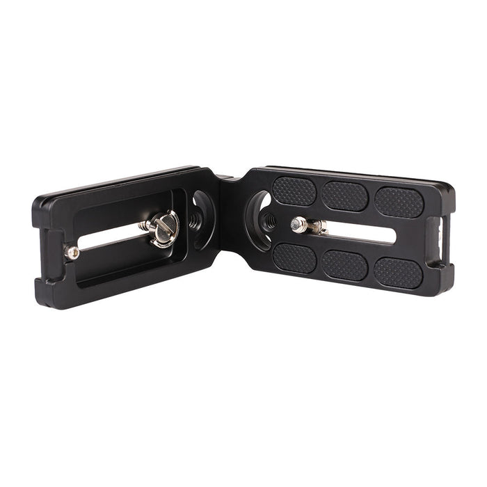 OEM (Generic) L-Shaped Arca Plate for Vertical Shooting w/ Additional Mounting Points (I085)