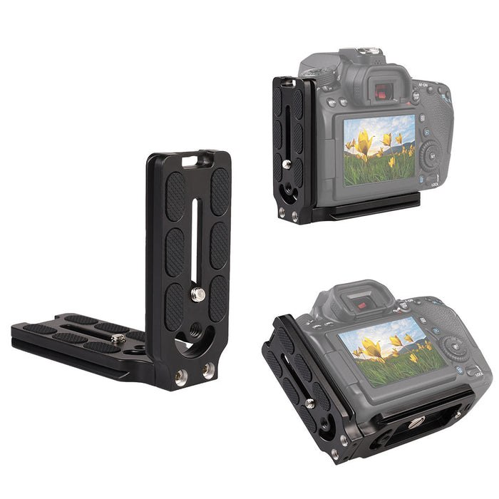 OEM (Generic) L-Shaped Arca Plate for Vertical Shooting w/ Additional Mounting Points (I085)