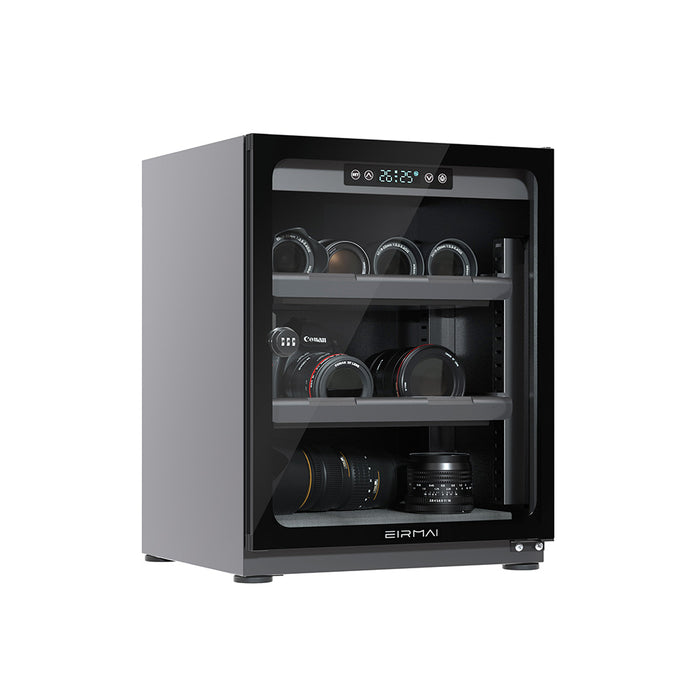 EIRMAI Dry Cabinet 70L PRO - Automatic digital control, LCD touchscreen, LED lighting, combination lock, 5 years warranty (with conditions)