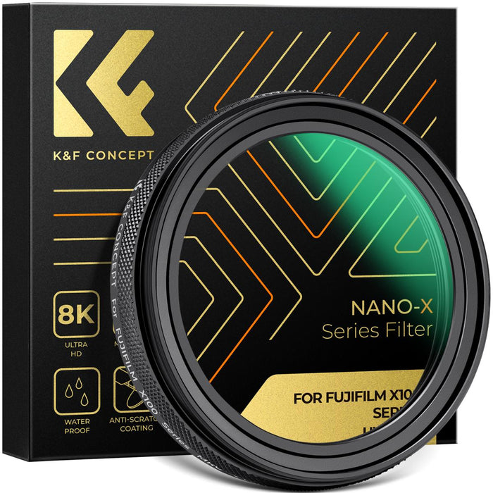 K&F CONCEPT Nano-X Filter for X100VI (X100 Series) - MCUV (Protective Filter) (Black)