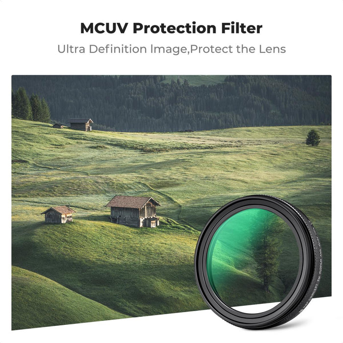 K&F CONCEPT Nano-X Filter for X100VI (X100 Series) - MCUV (Protective Filter) (Black)