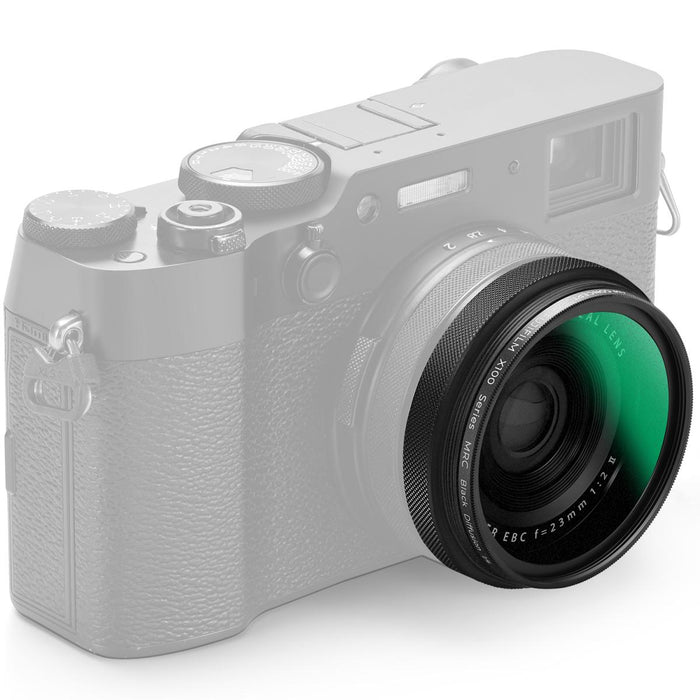 K&F CONCEPT Black Mist 1/4 Filter for Fujifilm X100 Series - adapter ring NOT required (Black)