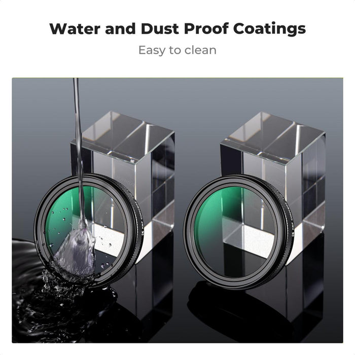K&F CONCEPT Nano-X Filter for Fujifilm X100VI (X100 Series) - Black Mist 1/4, adapter ring NOT required (Black)
