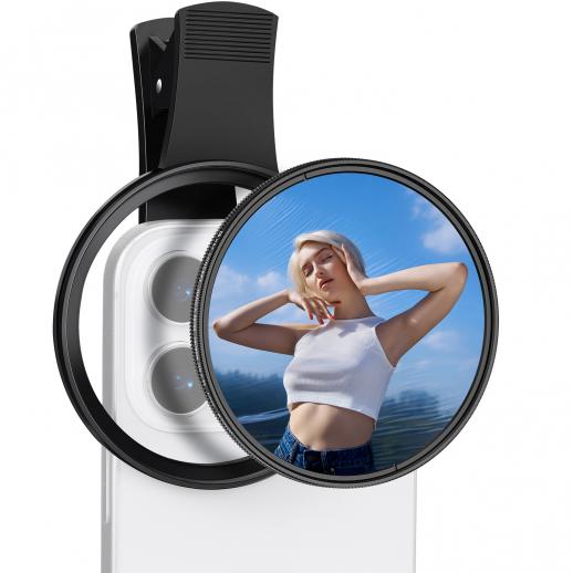 K&F CONCEPT 67mm Filter Holder for Mobile Phone w/ ND2-ND32 filter
