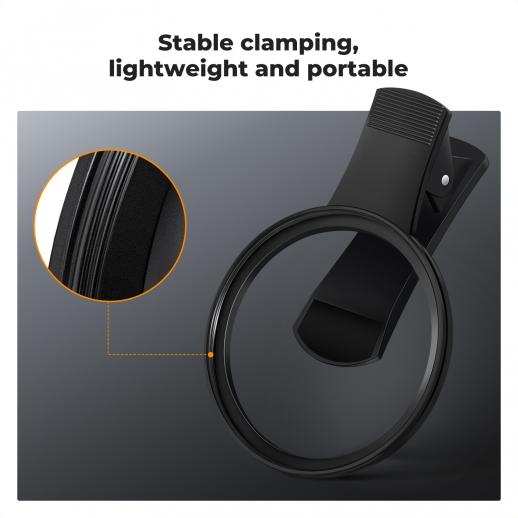 K&F CONCEPT 67mm Filter Holder for Mobile Phone w/ ND2-ND32 filter