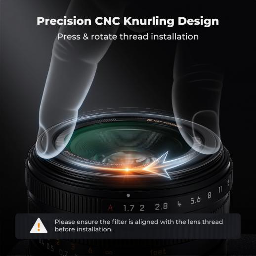 K&F CONCEPT NANO-X UV Filter for Leica Q3 43/ Q3 28/ Q3/ Q2 - 49mm