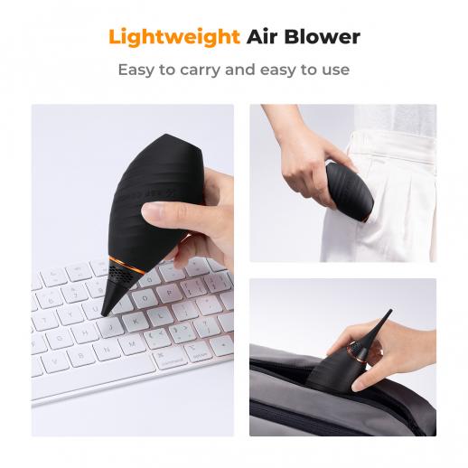 K&F CONCEPT Silicone Air Blower for Camera & Lenses (Black)