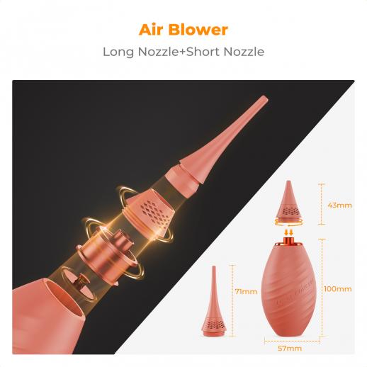 K&F CONCEPT Silicone Air Blower for Camera & Lenses (Pink)