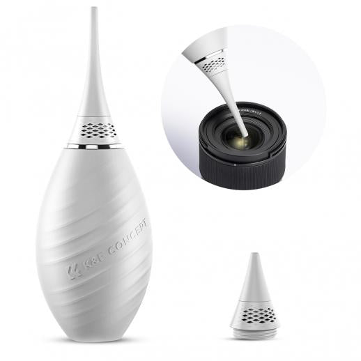 K&F CONCEPT Silicone Air Blower for Camera & Lenses (White)