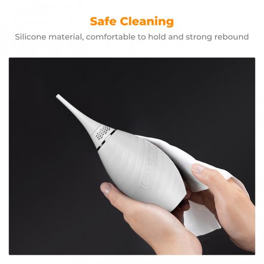 K&F CONCEPT Silicone Air Blower for Camera & Lenses (White)