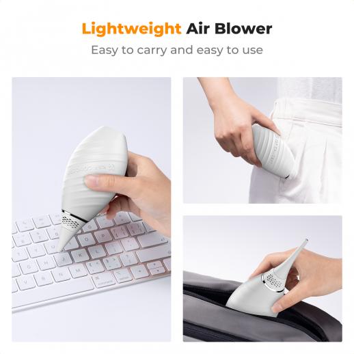 K&F CONCEPT Silicone Air Blower for Camera & Lenses (White)