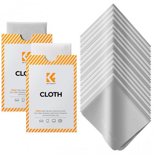 K&F CONCEPT Premium Microfiber Cleaning Cloth - each piece, 15 x 18 cm