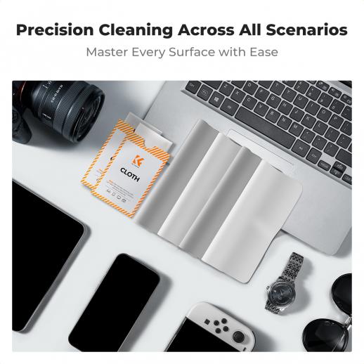 K&F CONCEPT Premium Microfiber Cleaning Cloth - each piece, 15 x 18 cm