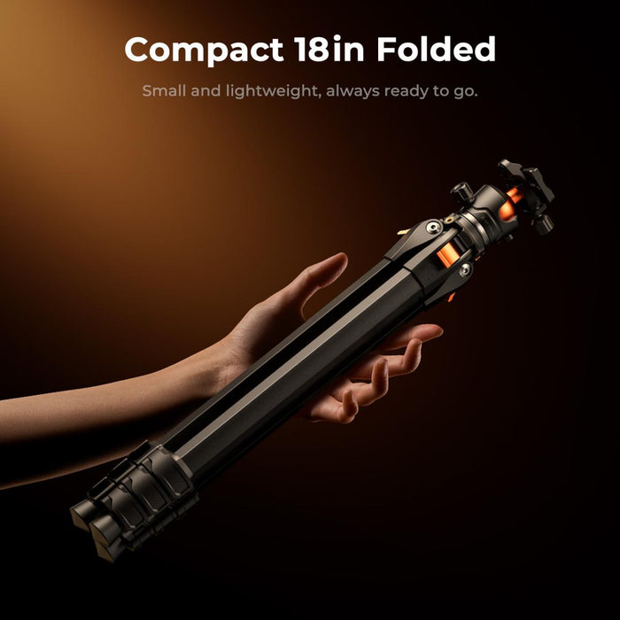 K&F CONCEPT A304A3 172cm Aluminum Travel Camera Tripod w/ BH-40 Ball Head