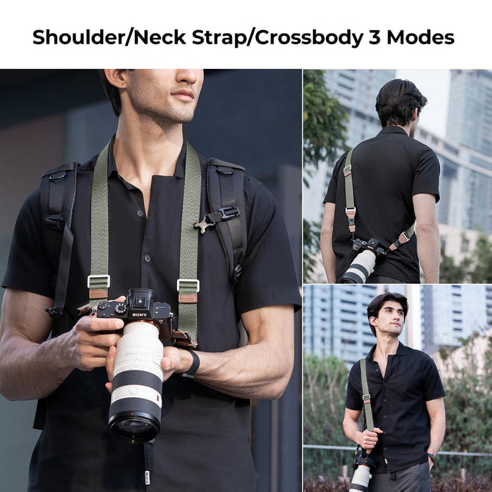 K&F CONCEPT Camera Neck Strap with Quick Release - Green