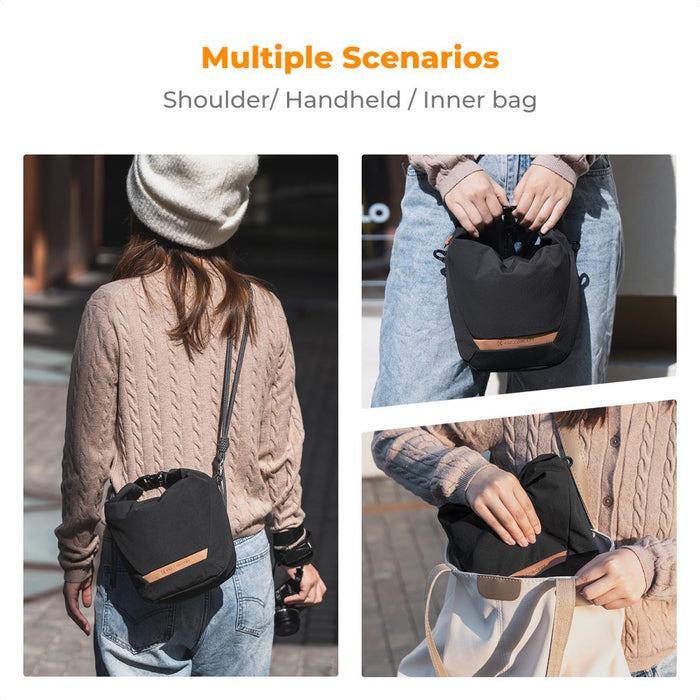 K&F CONCEPT Urban Wander 11 5L Sling Bag (Black)