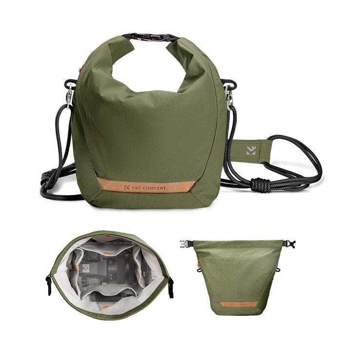 K&F CONCEPT Urban Wander 11 5L Sling Bag (Green)