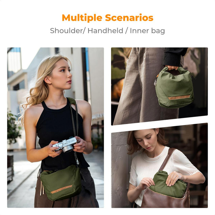 K&F CONCEPT Urban Wander 11 5L Sling Bag (Green)
