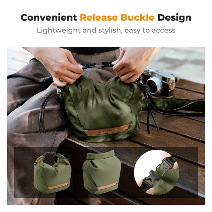 K&F CONCEPT Urban Wander 11 5L Sling Bag (Green)