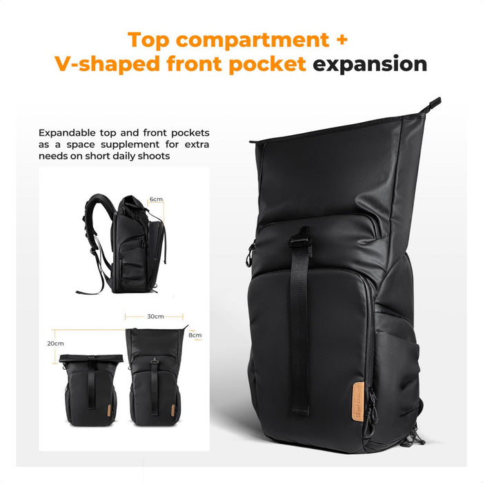K&F CONCEPT Backpack 20L Nature Wander 11 (Black)