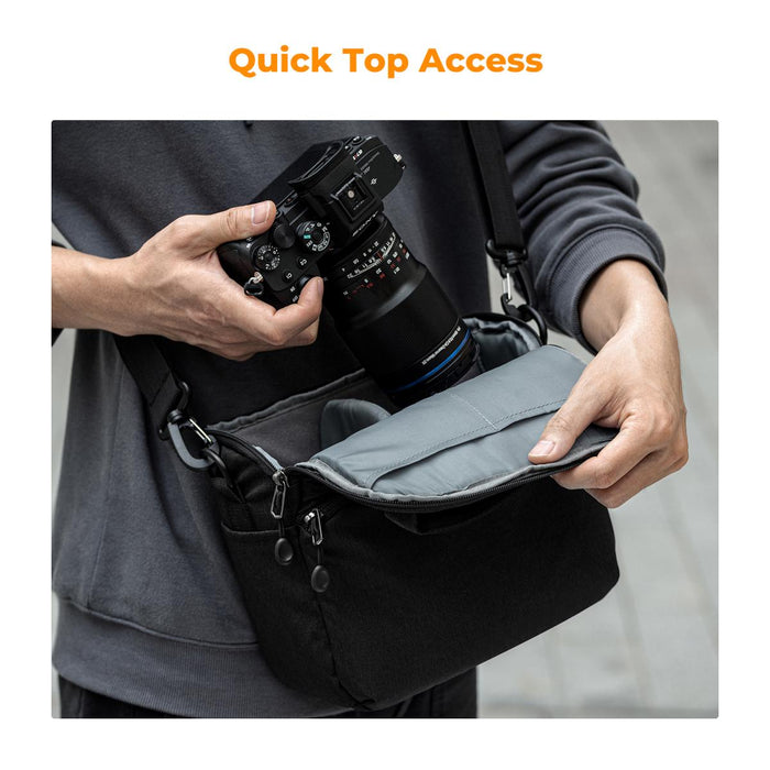 K&F CONCEPT Urban Wander 05 5L Camera Sling Bag (Black)