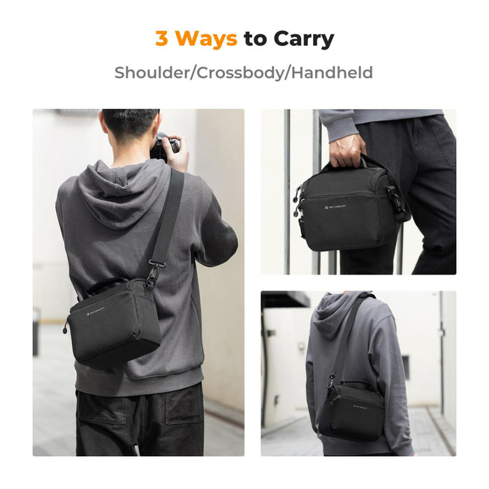 K&F CONCEPT Urban Wander 05 5L Camera Sling Bag (Black)