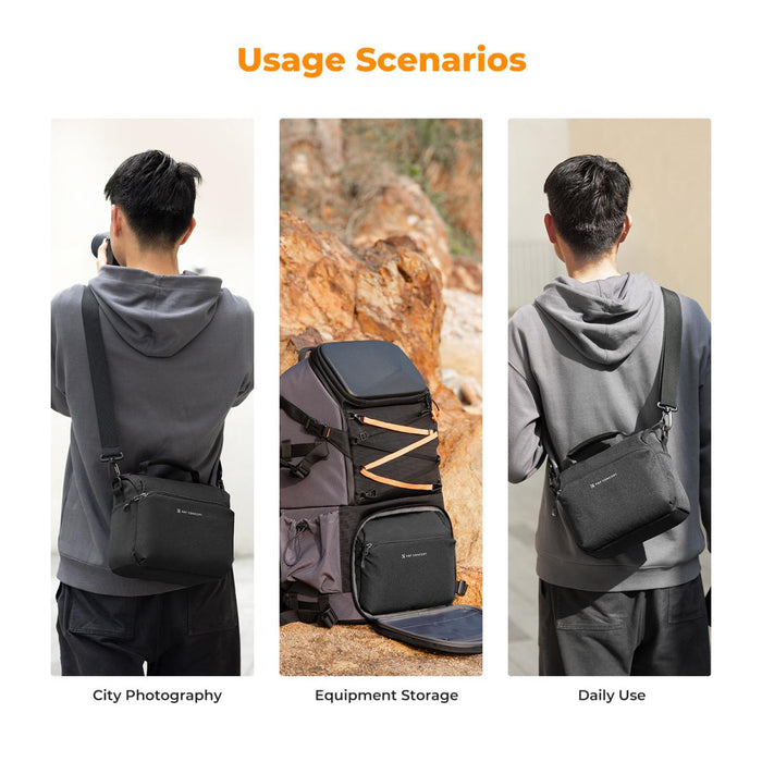 K&F CONCEPT Urban Wander 05 5L Camera Sling Bag (Black)