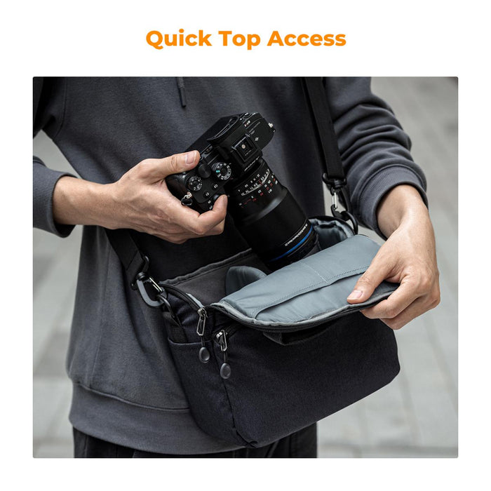 K&F CONCEPT Urban Wander 05 5L Camera Sling Bag (Deep Blue)