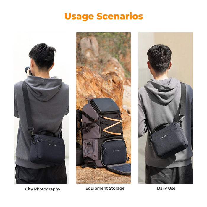 K&F CONCEPT Urban Wander 05 5L Camera Sling Bag (Deep Blue)