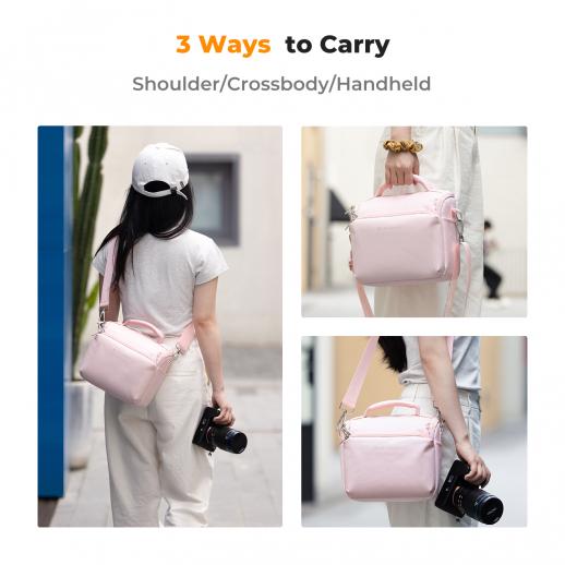 K&F CONCEPT Urban Wander 05 5L Camera Sling Bag (Pink)