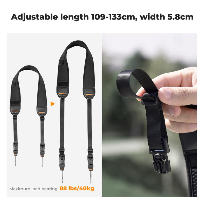 K&F CONCEPT U04 Camera Neck Strap with Quick Release (Black)
