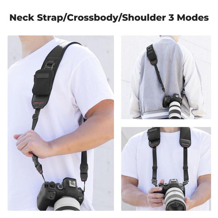 K&F CONCEPT U04 Camera Neck Strap with Quick Release (Black)