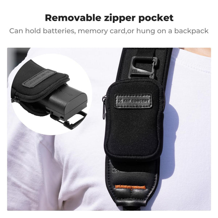K&F CONCEPT U04 Camera Neck Strap with Quick Release (Black)