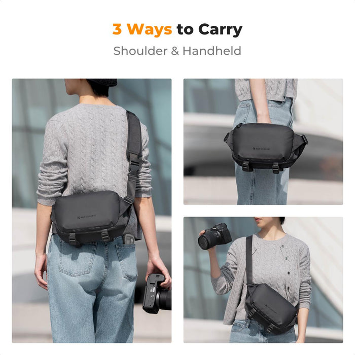K&F CONCEPT Alpha Sling Bag 4L (Black)